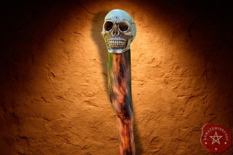 Cajado Caveira | Proteção e Poder