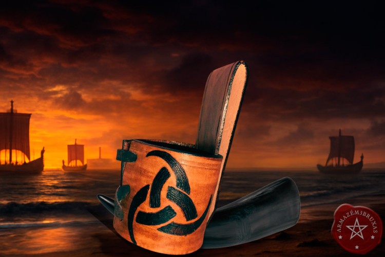 Coldre Drinking Horn | Triple Horn de Odin