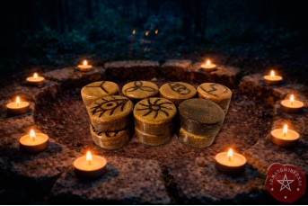 Runas das Bruxas | Madeira Cedro Circular I