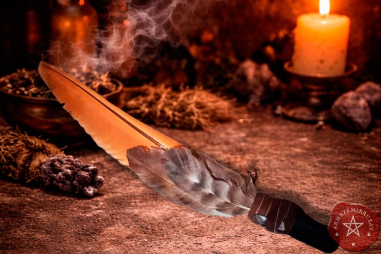 Abanilho Xamânico | Penas de Pavão, Galinha d’Angola e Cristal